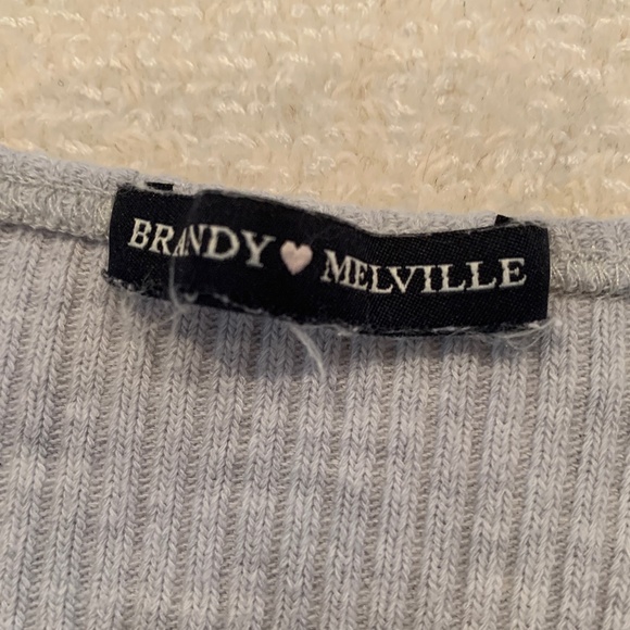 Brandy Melville Grey Tube Top - Picture 3 of 3